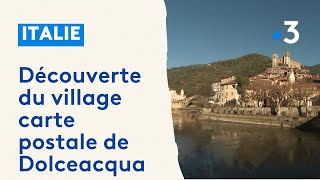 Découverte de Dolceacqua en Italie  son pont peint par Claude Monet son château et son cinéma 4D [upl. by Cox941]