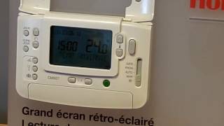 Procédure de reconnaissance dun thermostat CM927RF  Honeywell Home [upl. by Mailliwnhoj398]