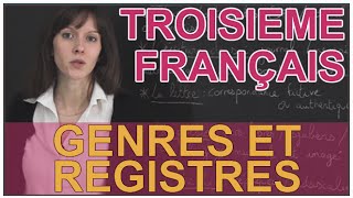 Genres et registres  Francais 3e  Les Bons Profs [upl. by Nirrej]