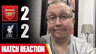 We DESERVED that Arsenal 22 Liverpool  Pajaks Match Reaction [upl. by Om763]