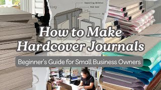 How to Make Hardcover Journals [upl. by Arevle]