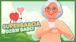 Moja Babcia – Superbabcia – piosenka dla dzieci  Przednutki [upl. by Nyrrat]