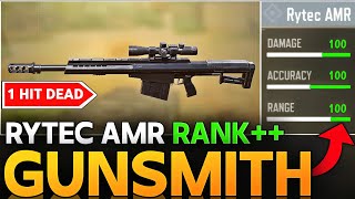 BEST RYTEC AMR QUICK RESPONSE 1 HIT DEAD GUNSMITH IN CALL OF DUTY MOBILE  RYTEC AMR BUILD CODM [upl. by Longtin163]