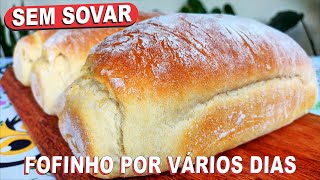 SEM SOVAR SEM OVO E SEM LEITE❗😱 PÃO CASEIRO DE ÁGUA SUPER ECONÔMICO E FICA FOFINHO POR VÁRIOS DIAS [upl. by Ludvig]