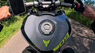 MT09FZ09 Best wheelie yet [upl. by Laeira]