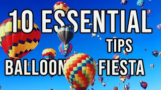 Albuquerque Balloon Fiesta  TOP 10 TIPS FROM A LOCAL [upl. by Hsiri]