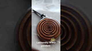 MultiWave Lakhovsky Oscillator MWO Copper powder Insert Amulet Necklace vibrationaltherapy [upl. by Sherborne]