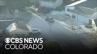 Flooding hits northeastern Colorado hard after overnight storms [upl. by Niple]