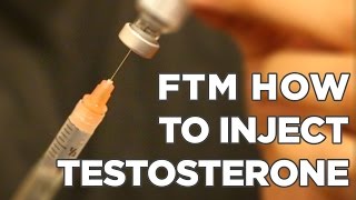 FTM How To Inject Testosterone [upl. by Lajib]