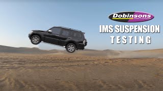 DOBINSONS IMS SUSPENSION TEST ON MITSUBISHI PAJERO [upl. by Cristina706]