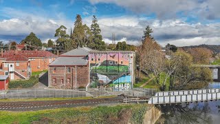 Deloraine Skate park Mural and the Deloraine Weir [upl. by Spiegel893]