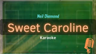 Sweet Caroline  Neil Diamond Karaoke with Lyrics [upl. by Tamar]