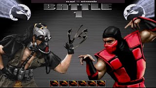 eu aqui VS extrememko  Ultimate Mortal Kombat 3 [upl. by Hortensia]