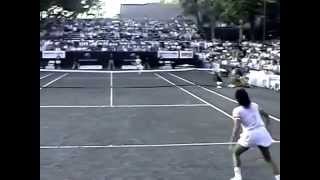 Gabriela Sabatini v Martina Navratilova Amelia Island 1989 pt3 [upl. by Lenod]