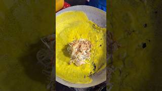 Famous Khmer Yellow Pancake Filled With Meat [upl. by Meesak]