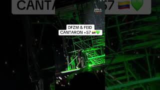 Feid invitó a DFZM para cantar 57 🇨🇴💚  ferxxocalipsis dfzm medellin pintiita [upl. by Jorgensen]