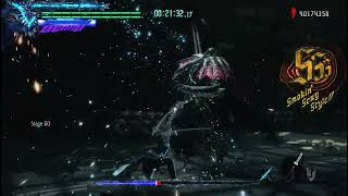 Vergil vs Cavaliere Angelo DMC5 Yamato Only No Damage Turbo BP [upl. by Hadihahs18]