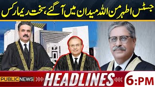 Justice Athar Minallahs Strict Remarks  News Headlines 06 PM  30 October 2024 [upl. by Eellek256]