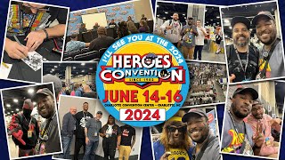 My MASSIVE HeroesCon 2024 Recap  Haul  Comics  Original Art  Cosplay [upl. by Ynnattirb]