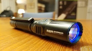 Olight M2R Warrior Overview and Pros and Cons [upl. by Airotkciv]