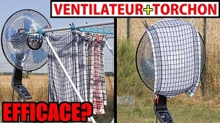 climatiseur maison torchon humide  ventilateur efficace  mieux quun climatiseur mobile [upl. by Ennaira185]