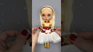 Un delantal para mi muñeca🤍 doll muñecas blythe collection boneca cute cutebaby [upl. by Lechar]