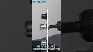 MINOVA Electric Rivet Tool M8 51618 UNC Rivet Nut rivet relaxing asmr tools [upl. by Llerreg]