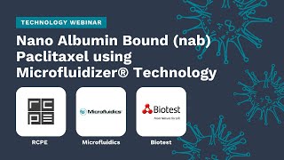 Nano Albumin Bound nab Paclitaxel using Microfluidizer® Technology [upl. by Fernandez]