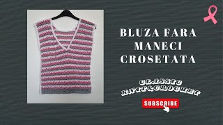 Bluza Fara Maneci Crosetata [upl. by Llertnac]