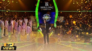 Medley with Amitabh Bachchan  Shillong Chamber Choir amp Amitabh Bachchan KBC 6 [upl. by Gnol]