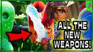 ALL the NEW Weapons in Grounded  Fully Yoked Update Grounded [upl. by Sucramrej989]