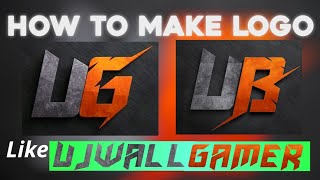 How to make logo like ujjwal gamer  ujjwal gamer logo ujjwalgamerlogo technogamerlogo ubediting [upl. by Paolo]