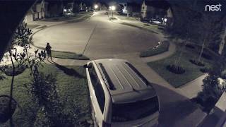 Barefoot Burglar Caught On Camera [upl. by Sybyl]