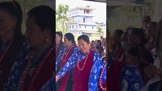 Galbandi chino ngolo raja lai 🙏🥰 Gurung Song Dance by Tarahara Gurung Gumba Ama Samuha✌️☸️ [upl. by Notserp]