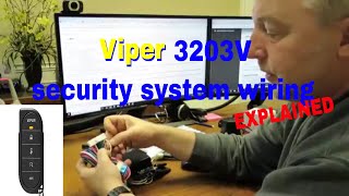 Viper 3203v 2 way led confirming alarm wiring explained [upl. by Hogan883]