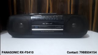 PANASONIC RXFS410 STEREO RADIO RECORDER [upl. by Towney129]