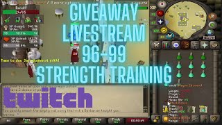 9699 Str training livestream OSRS GIVEAWAY [upl. by Eiggep]