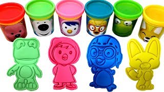 Pororo the Little Penguin 뽀로로 장난감 PlayDoh Mold and Surprise Toys for Crong Eddie and More [upl. by Anir414]