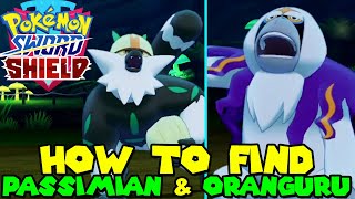 How to get ORANGURU amp PASSIMIAN in Pokemon Sword amp Shield [upl. by Otir385]