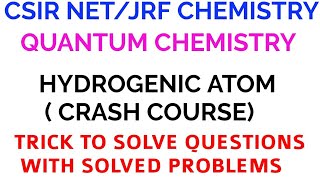 HYDROGENIC ATOMRADIAL AND ANGULAR NODEFIND THE ORBITALQUANTUM CHEMISTRY CRASH COURSE [upl. by Adnimra]