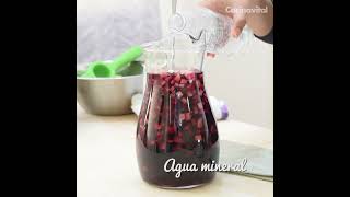 Receta de Clericot con vino tinto y refresco de manzana  Bebidas fáciles con vino  Cocina Vital [upl. by Llednahc]