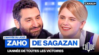 Zaho de Sagazan la vedette des Victoires de la musique 2024 est sur le plateau de Clique  CANAL [upl. by Ellenrad158]