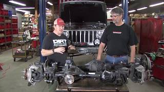 Dynatrac First Look at Factory Jeep JL Axles [upl. by Koppel]