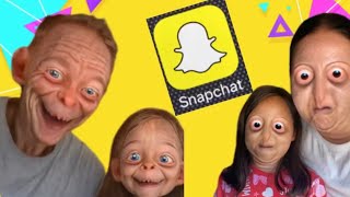 Los Merjoes Filtros de SNAPCHAT🟨 FILTER CHALLENGE Trata de No Reírte 😂😂 [upl. by Elder]