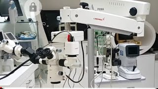 How Use Opthalmic Microscope XY Z AxisAssistant Tube amp Argue Head With Imagine System Labomed USA [upl. by Lexy]