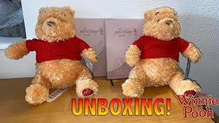 Unboxing Winnie the Pooh 95th Anniversary Limited Edition Toy amp Journal Disney Store [upl. by Thagard]