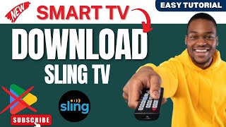 How to Download Sling TV on Smart TV 2024 Without Google Play Store [upl. by Sivia123]