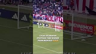 LUCAS ZELARAYAN FROM MIDFIELD TO WIN IT IN STOPPAGE TIME 😱😱😱 shorts [upl. by Ahsocin993]