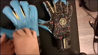 reviewing my new goalkeeper gloves [upl. by Leyameg]