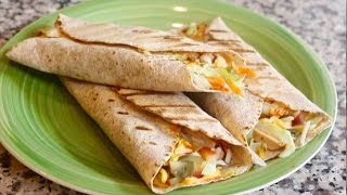 Chicken Tortilla Wraps Dish Wish [upl. by Mcbride124]